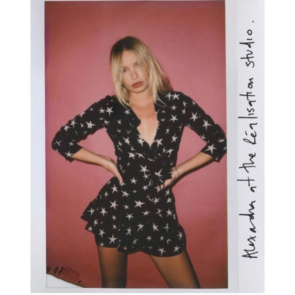 realization par star wrap dress